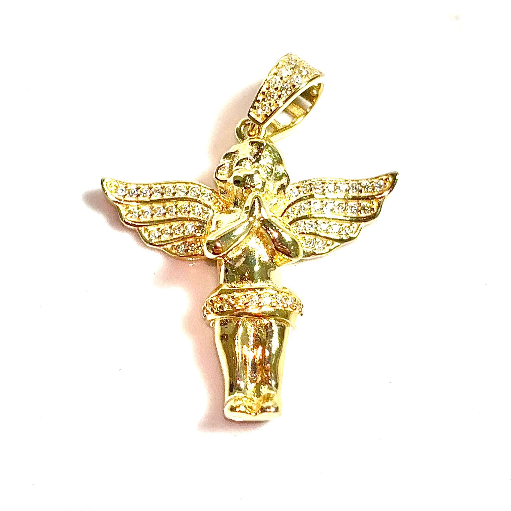 Angel Pendant XL - 14 carat gold