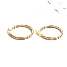Refined Spark Hoops Earrings - 14 carat gold