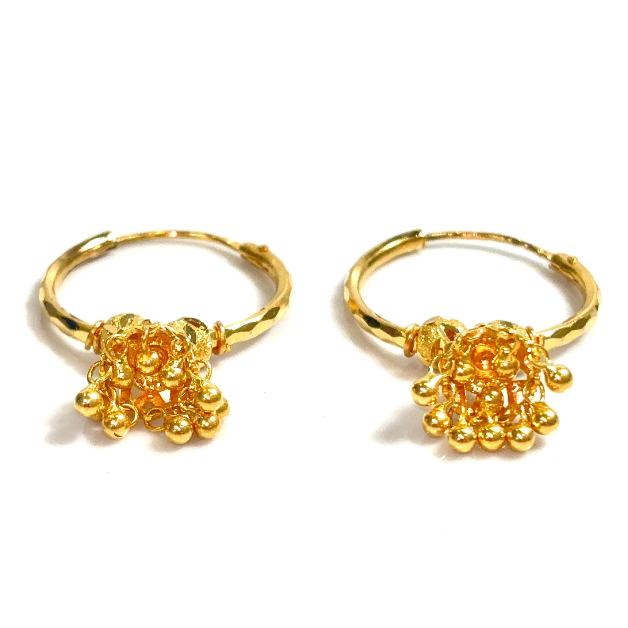 Bells Earrings - 22 carat gold