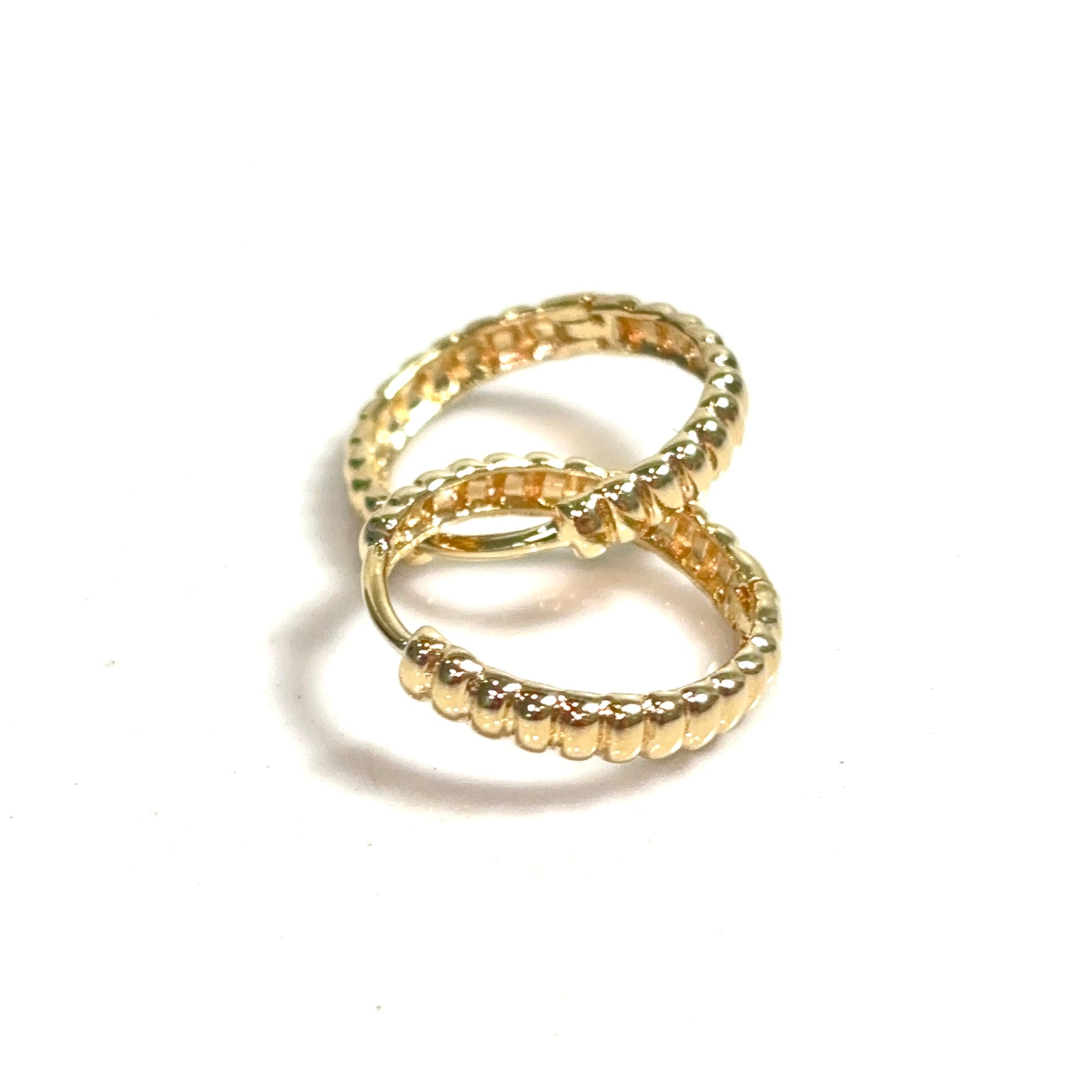 Shining Earrings - 14 carat gold