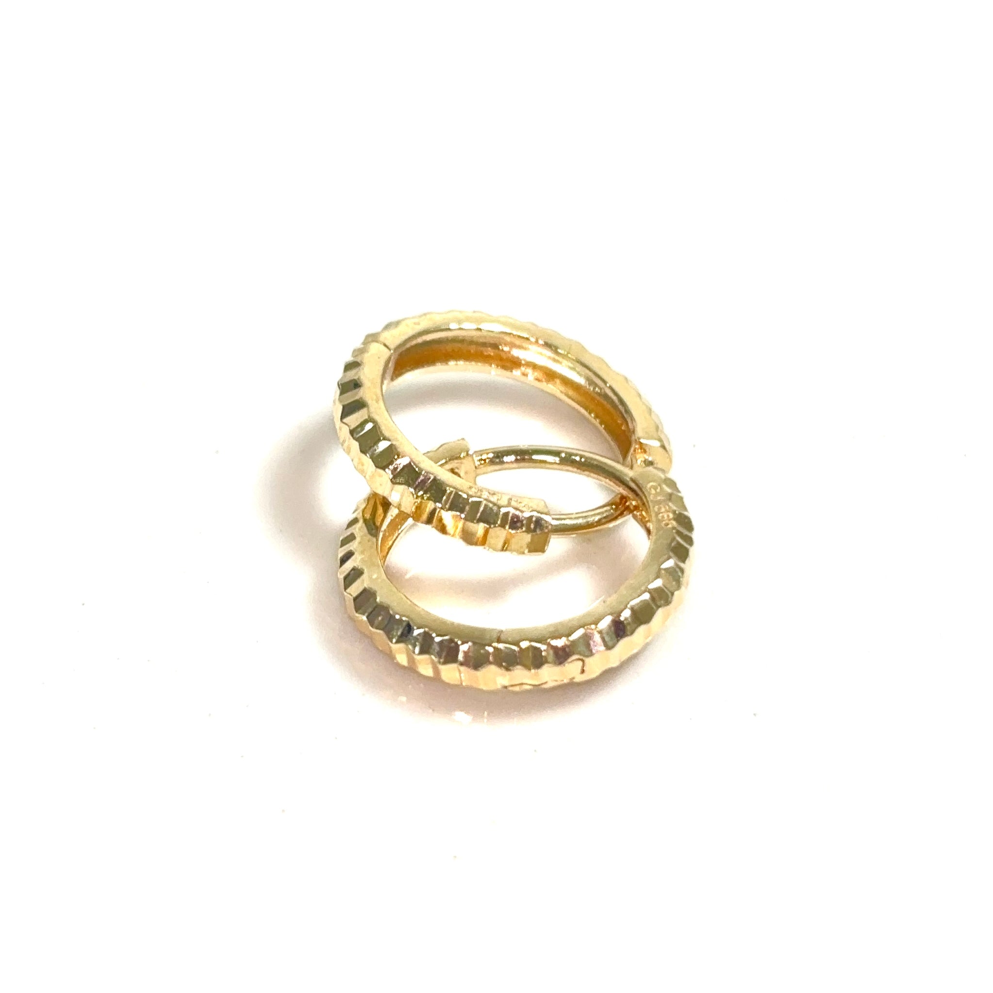Shining Earrings - 14 carat gold