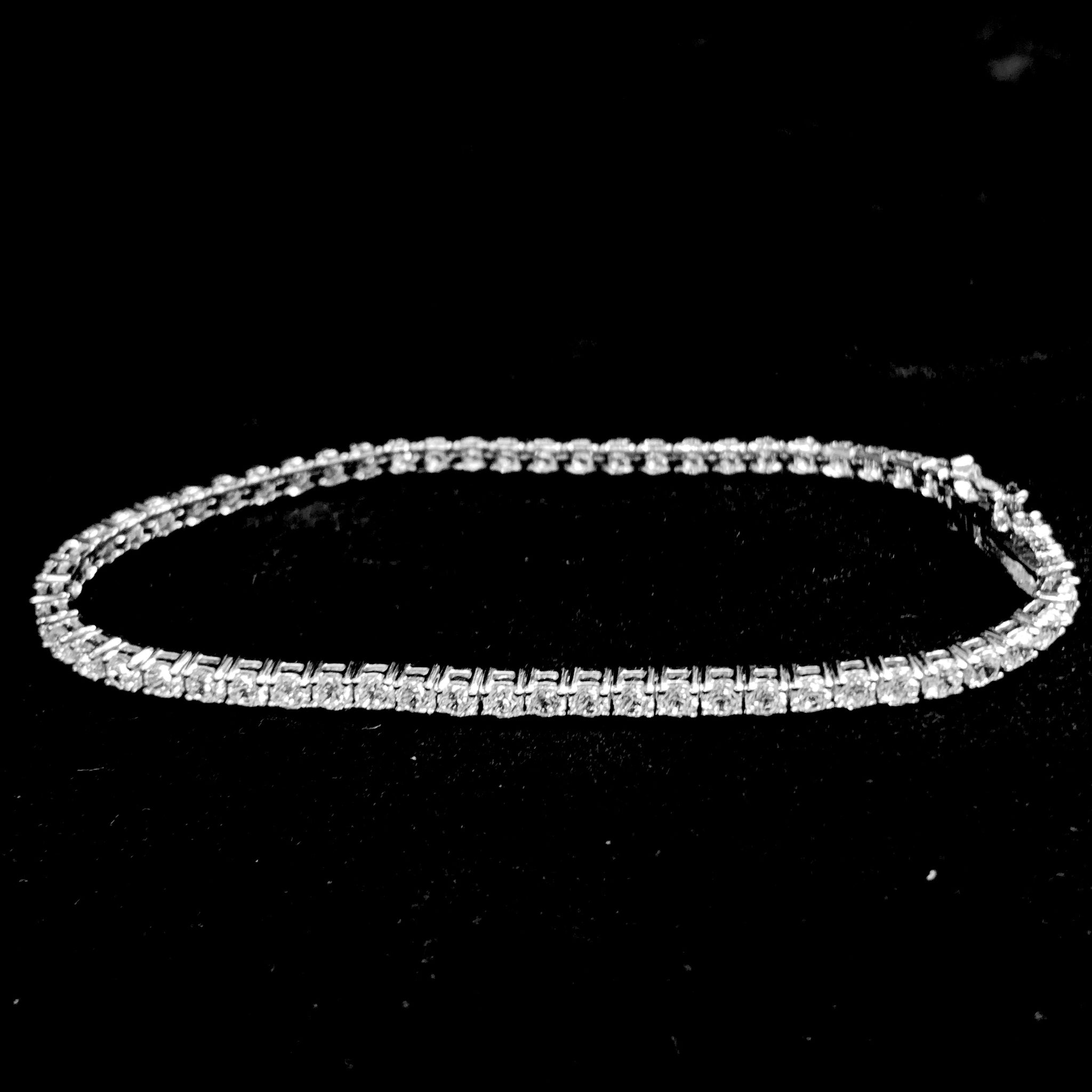 Tennis Model Bracelet - Silver 925
