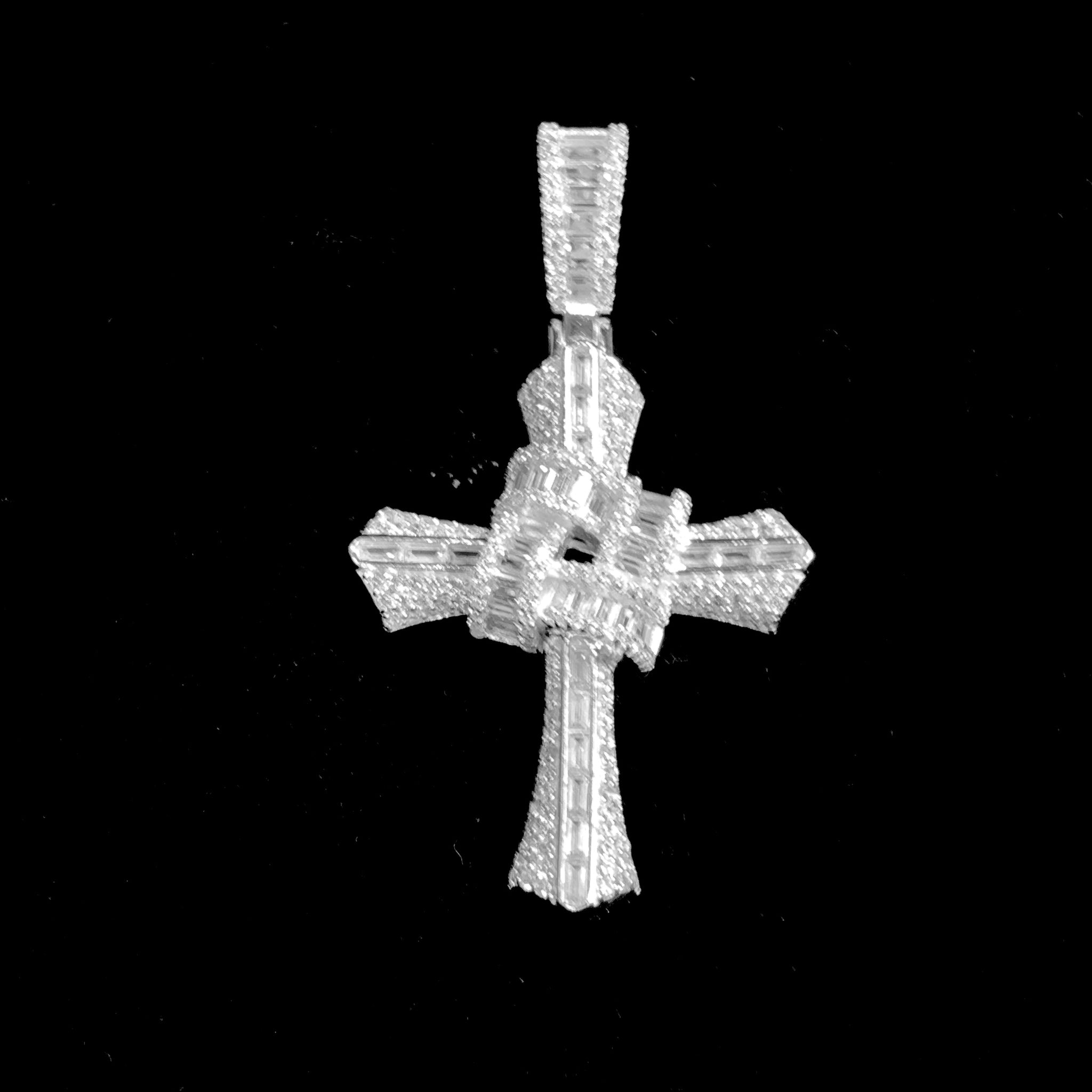 Crossed Pendant - Silver 925