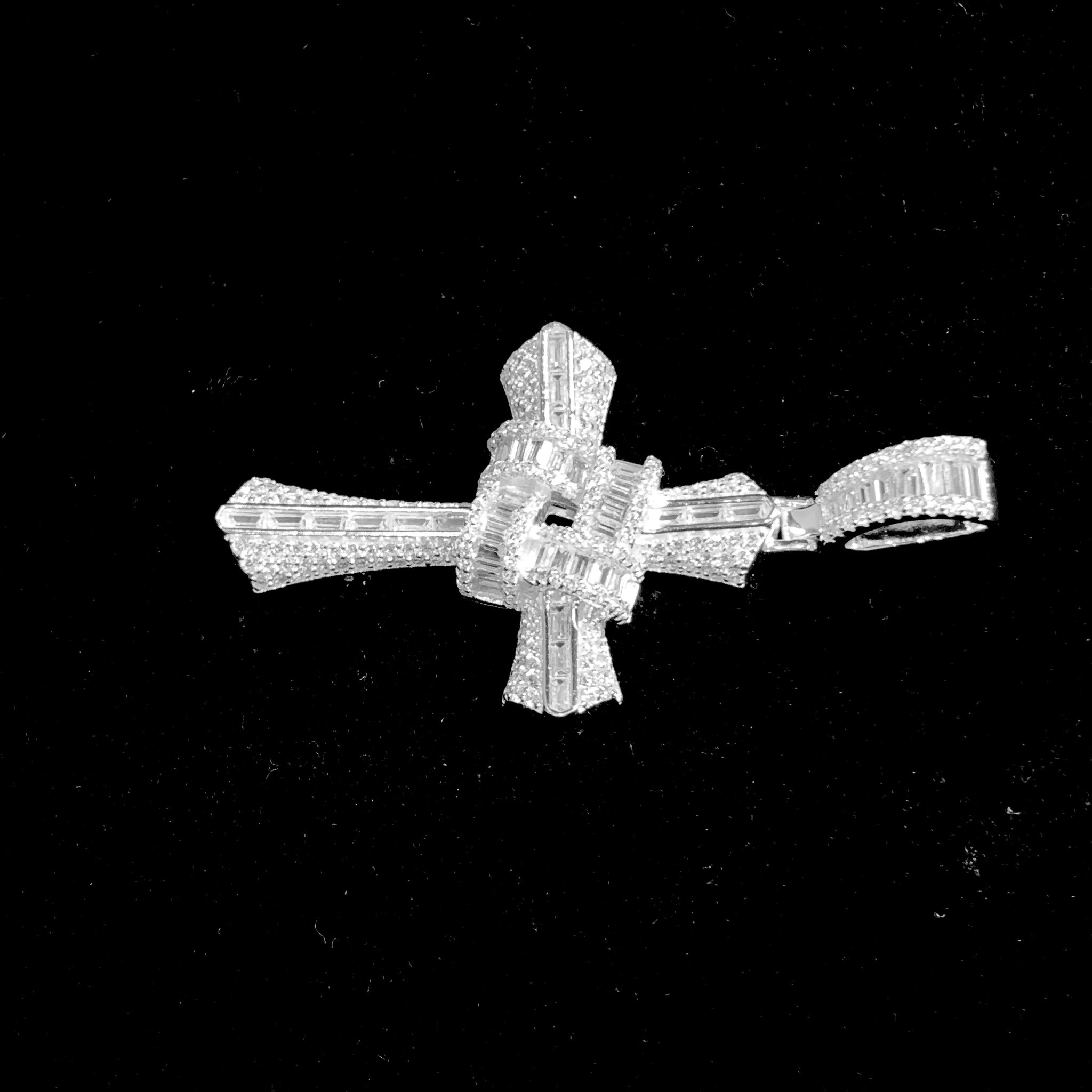 Crossed Pendant - Silver 925