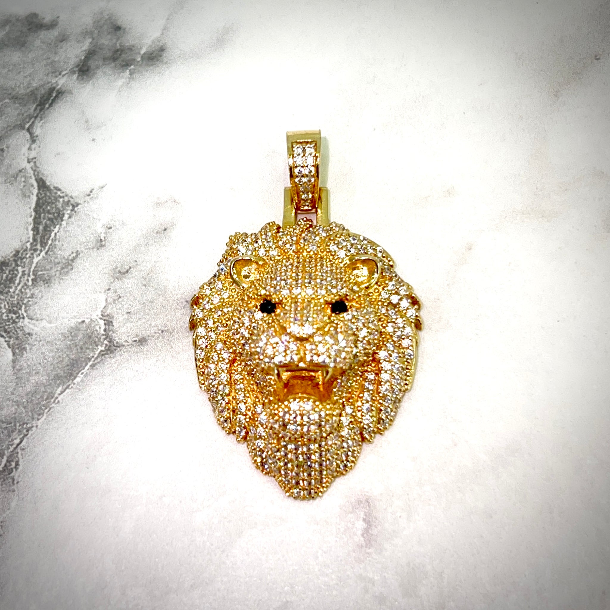 Lion Iced Out Pendant