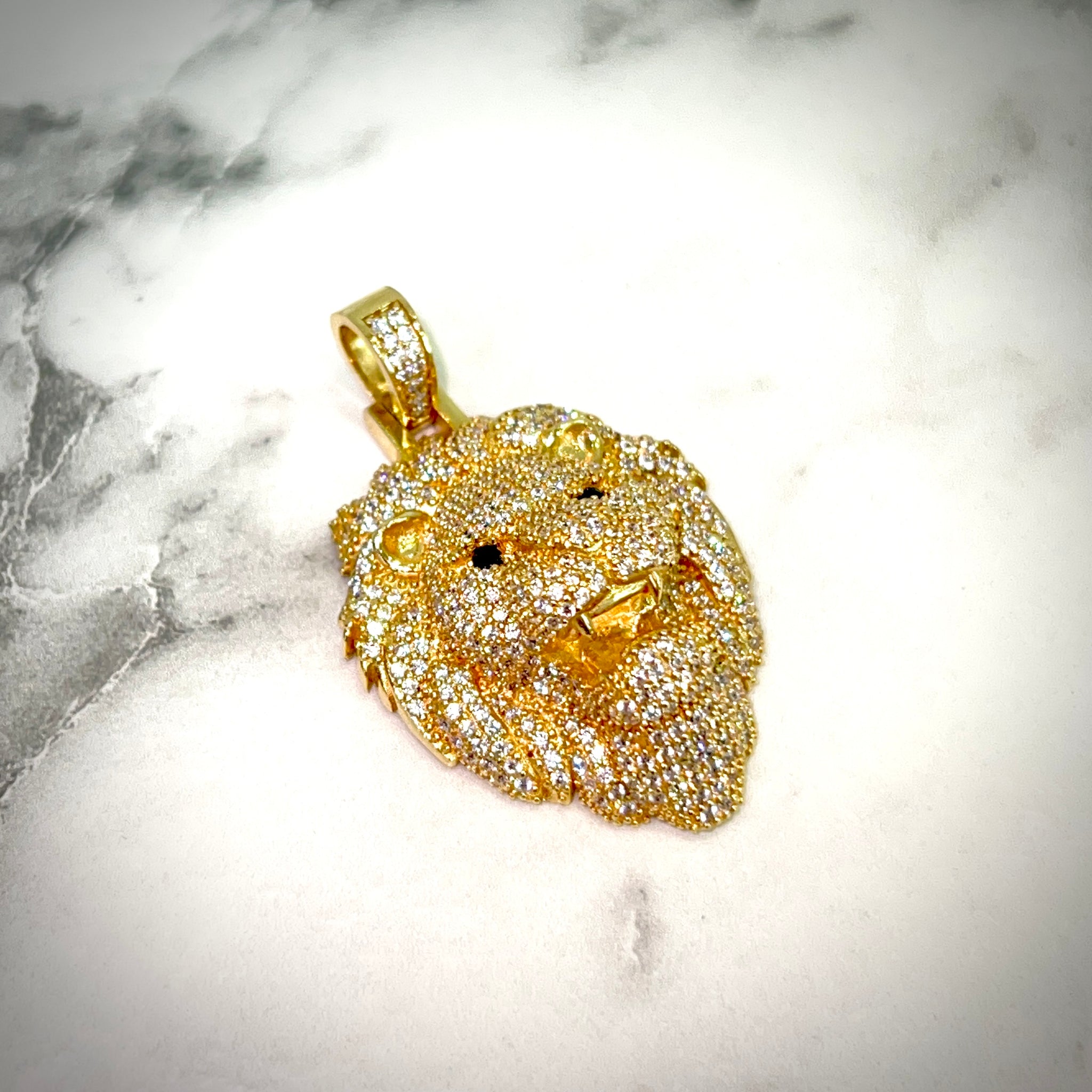 Lion Iced Out Pendant