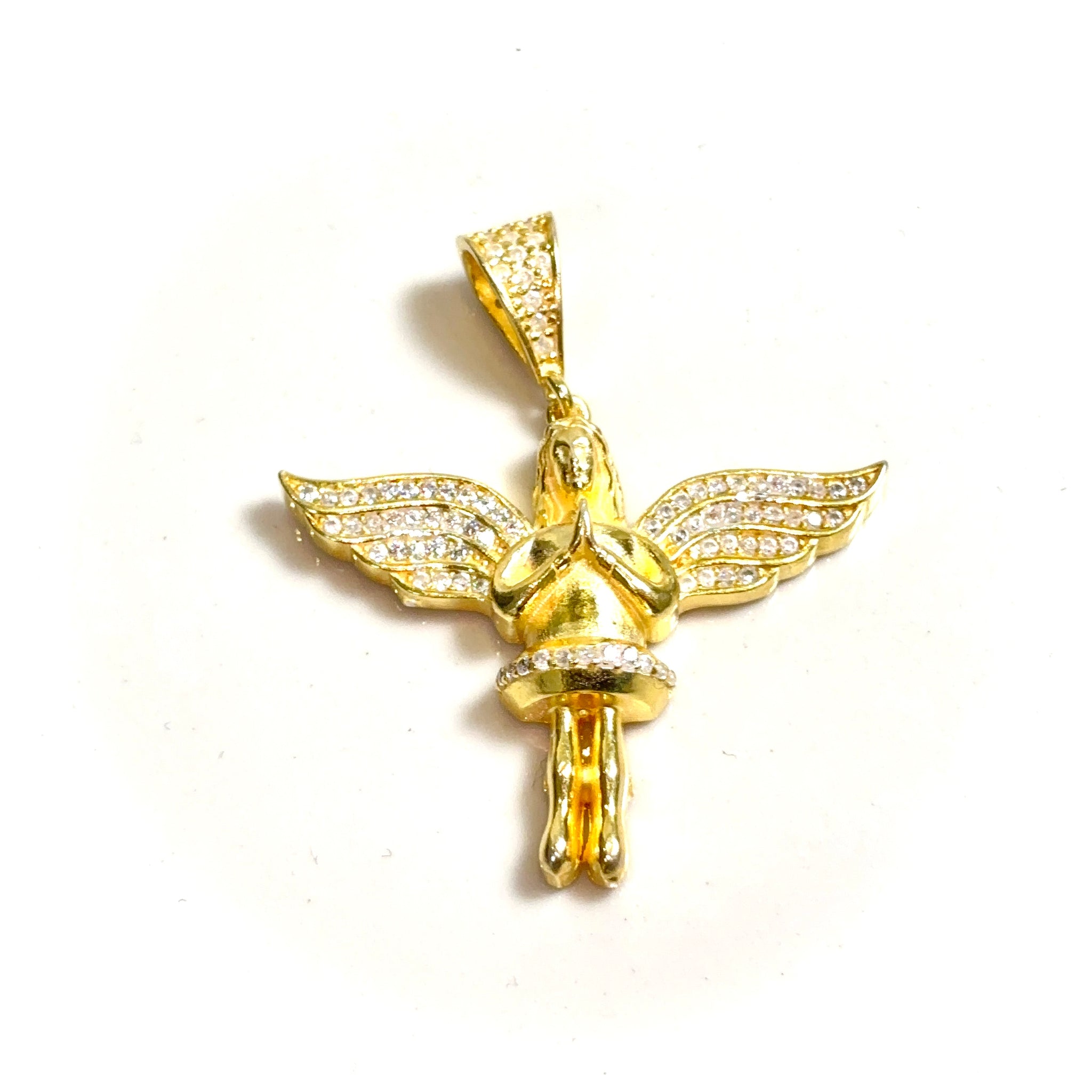 Angel Pendant - Silver 925 Gold Plated