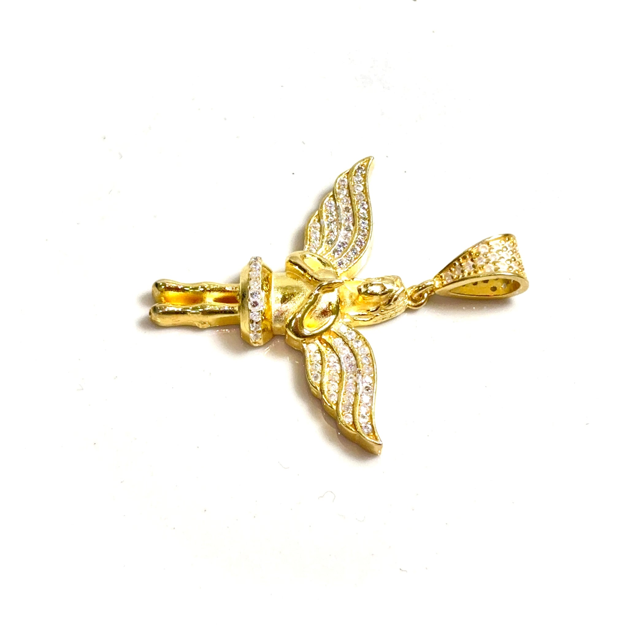 Angel Pendant - Silver 925 Gold Plated