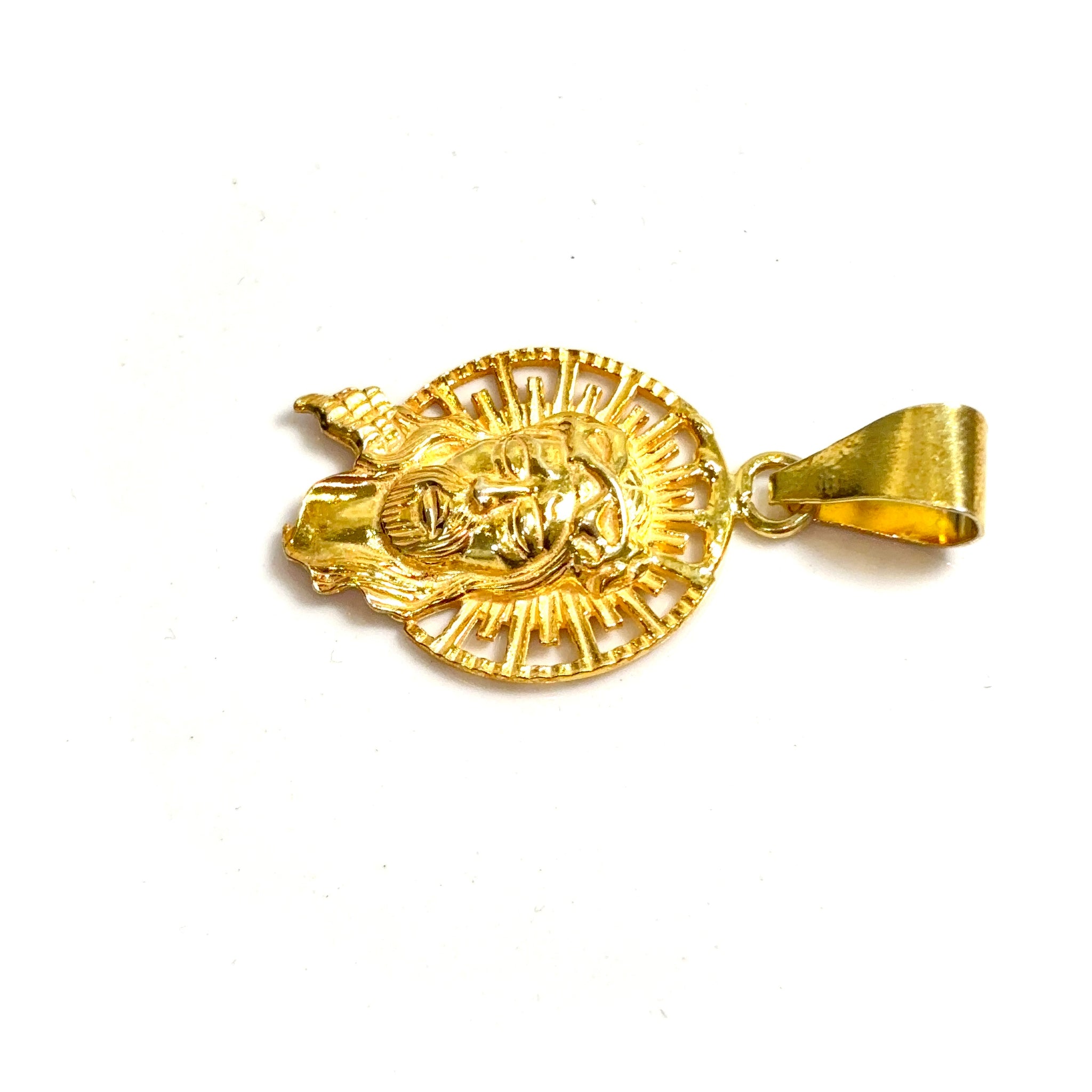 Jesus Pendant - Silver 925 Gold Plated