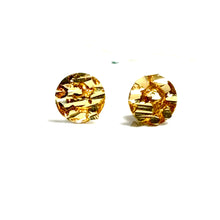 XL Diamond Cuts Earrings - 14 carat gold