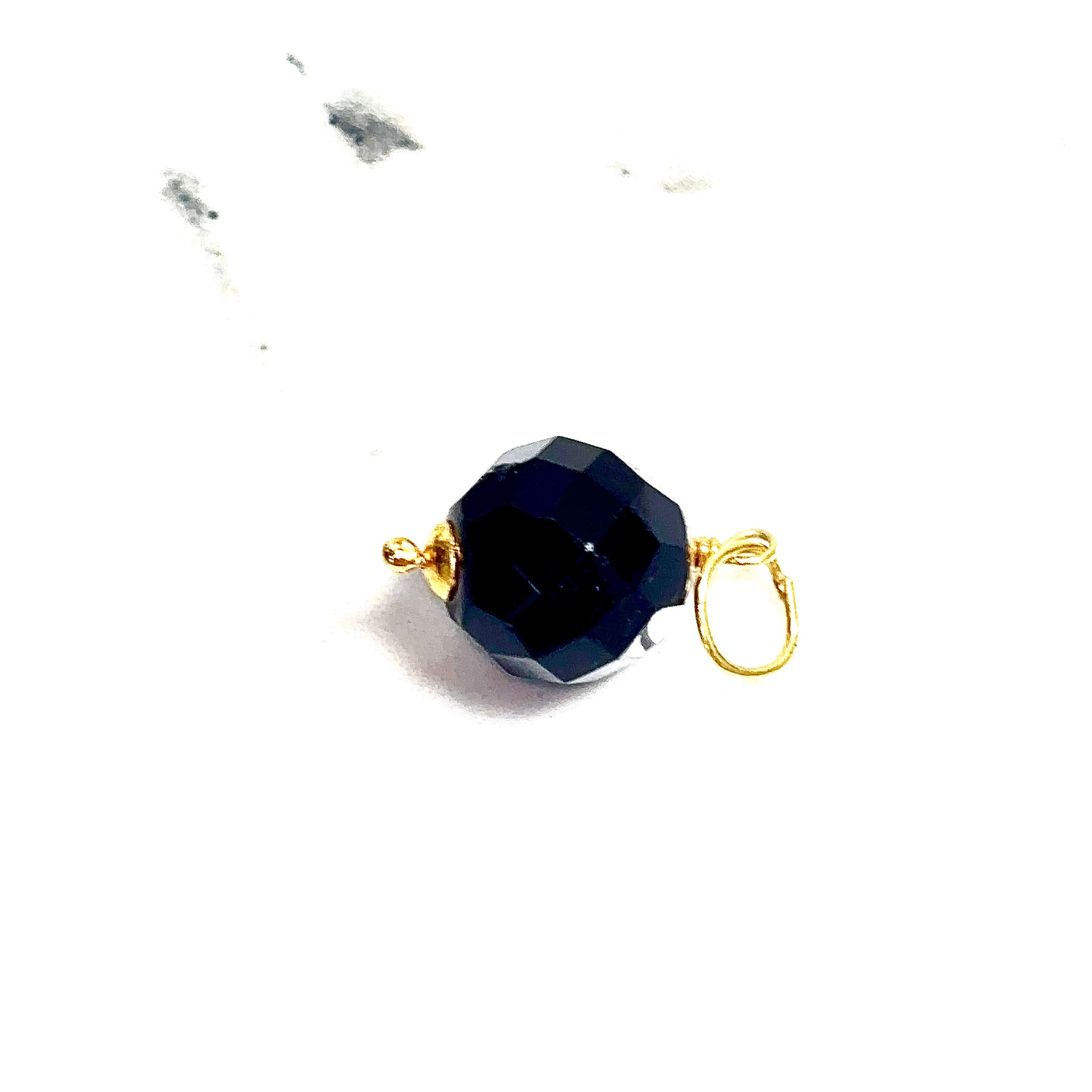 XL Midnight Elegance Pendant - 14 carat gold