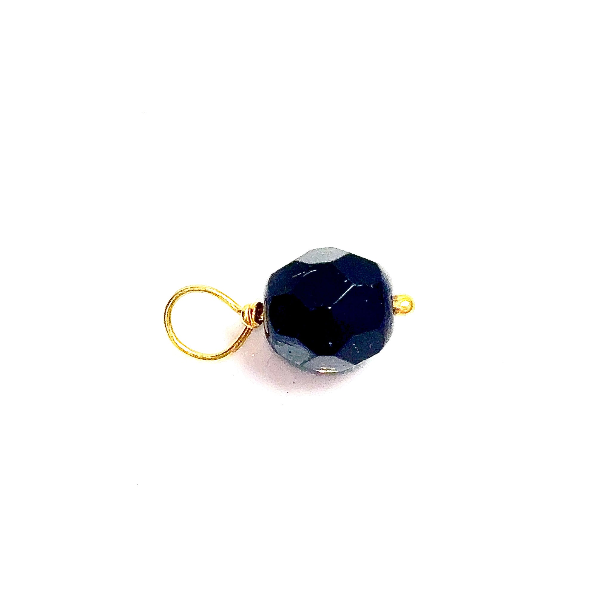 Midnight Elegance Pendant - 14 carat gold