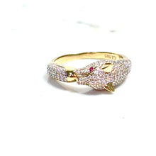 Panther Earrings - 14 carat gold