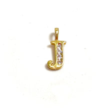 J Pendant - 14 carat gold