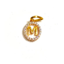 M Pendant - 14 carat gold