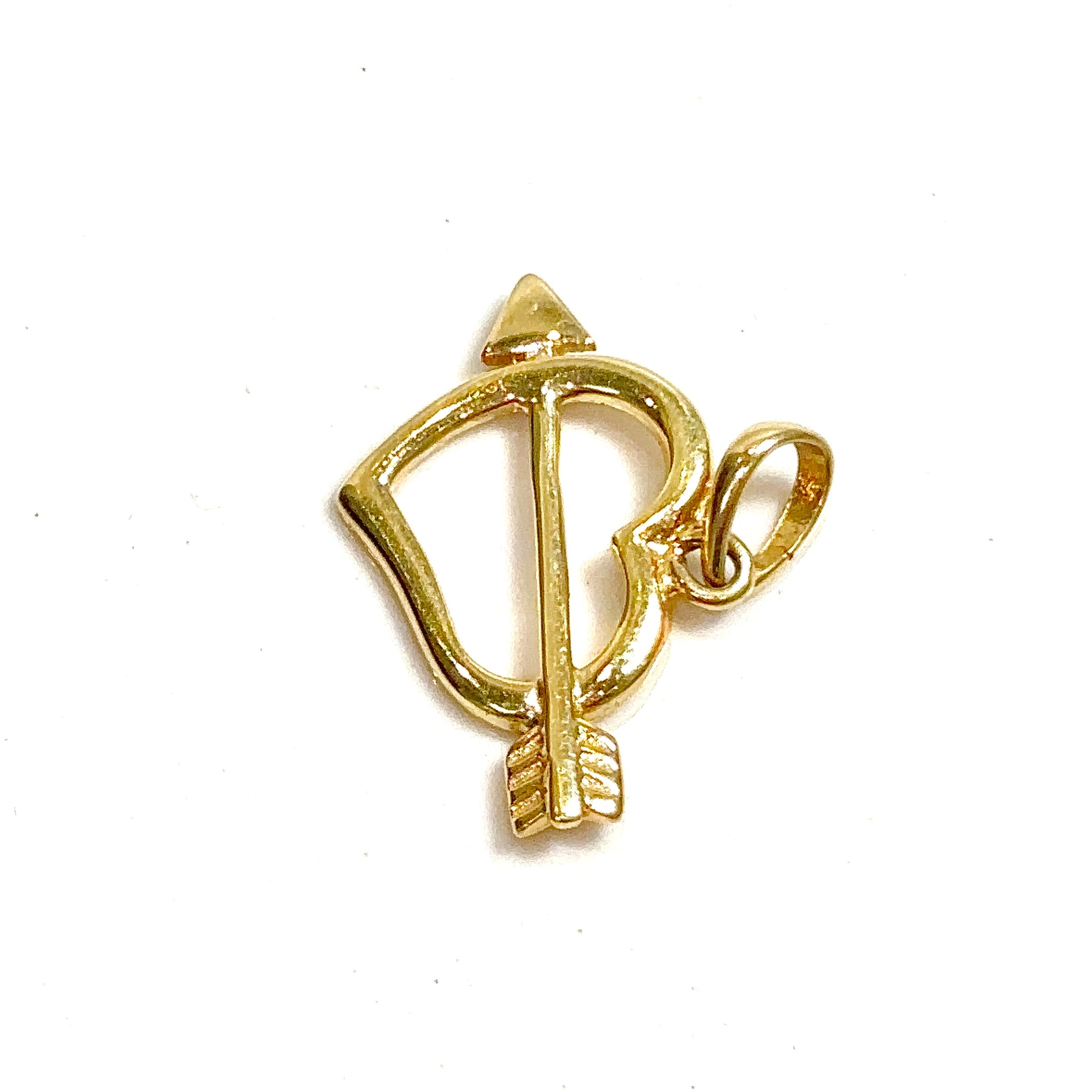 Heart Arrow Pendant - 14 carat gold