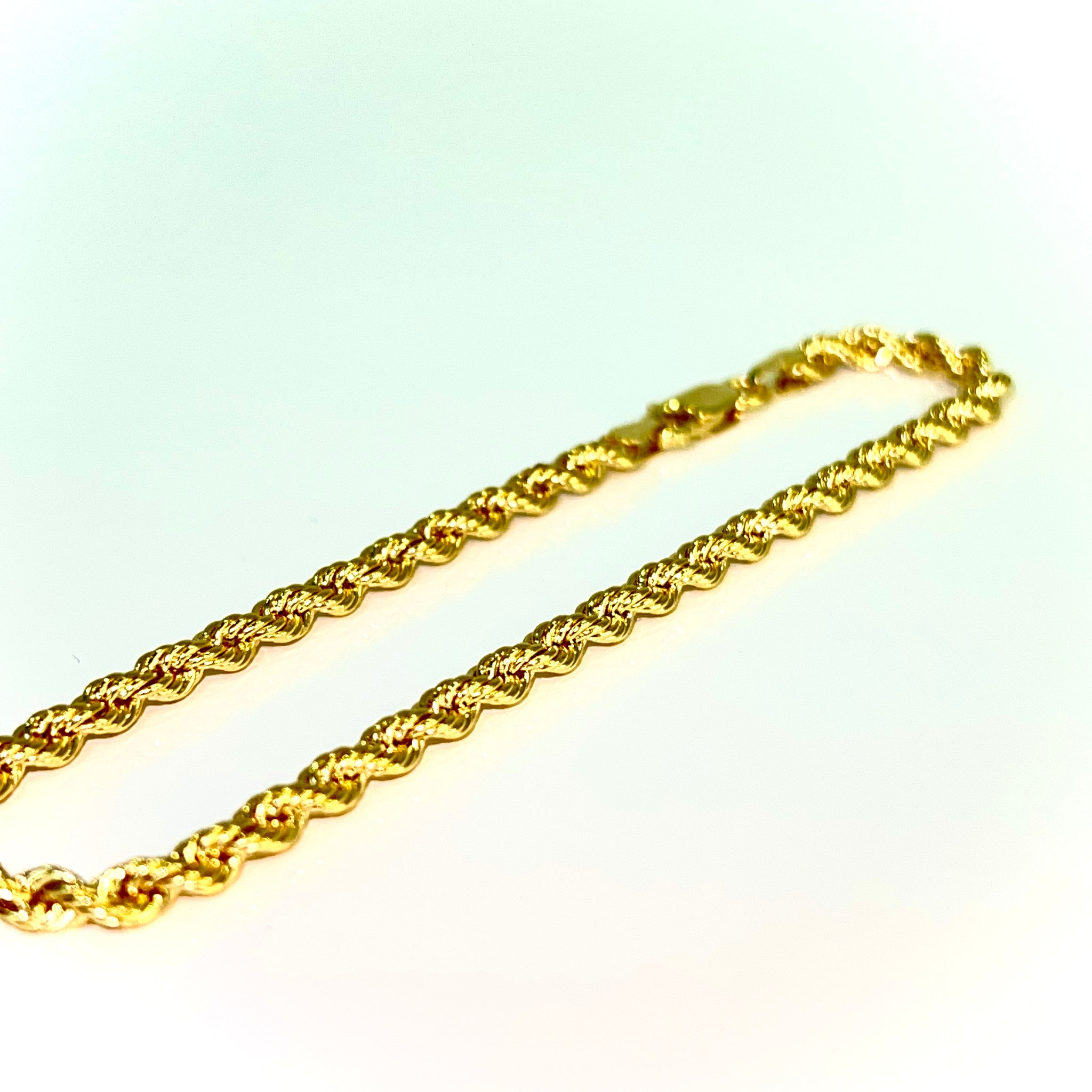 Rope Bracelet 14 Carat Gold - 19cm / 3.2mm