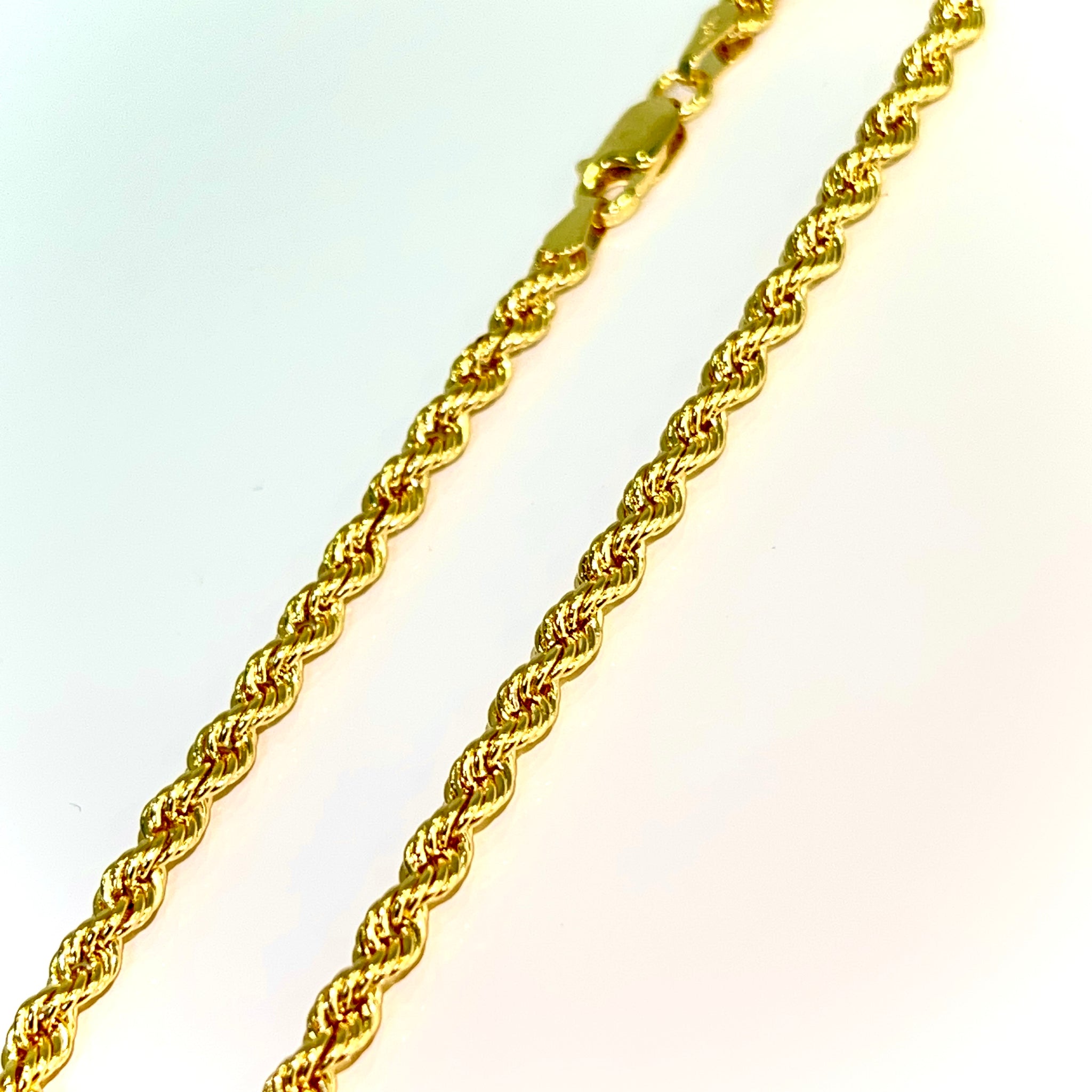 Rope Bracelet 14 Carat Gold - 19cm / 3.2mm