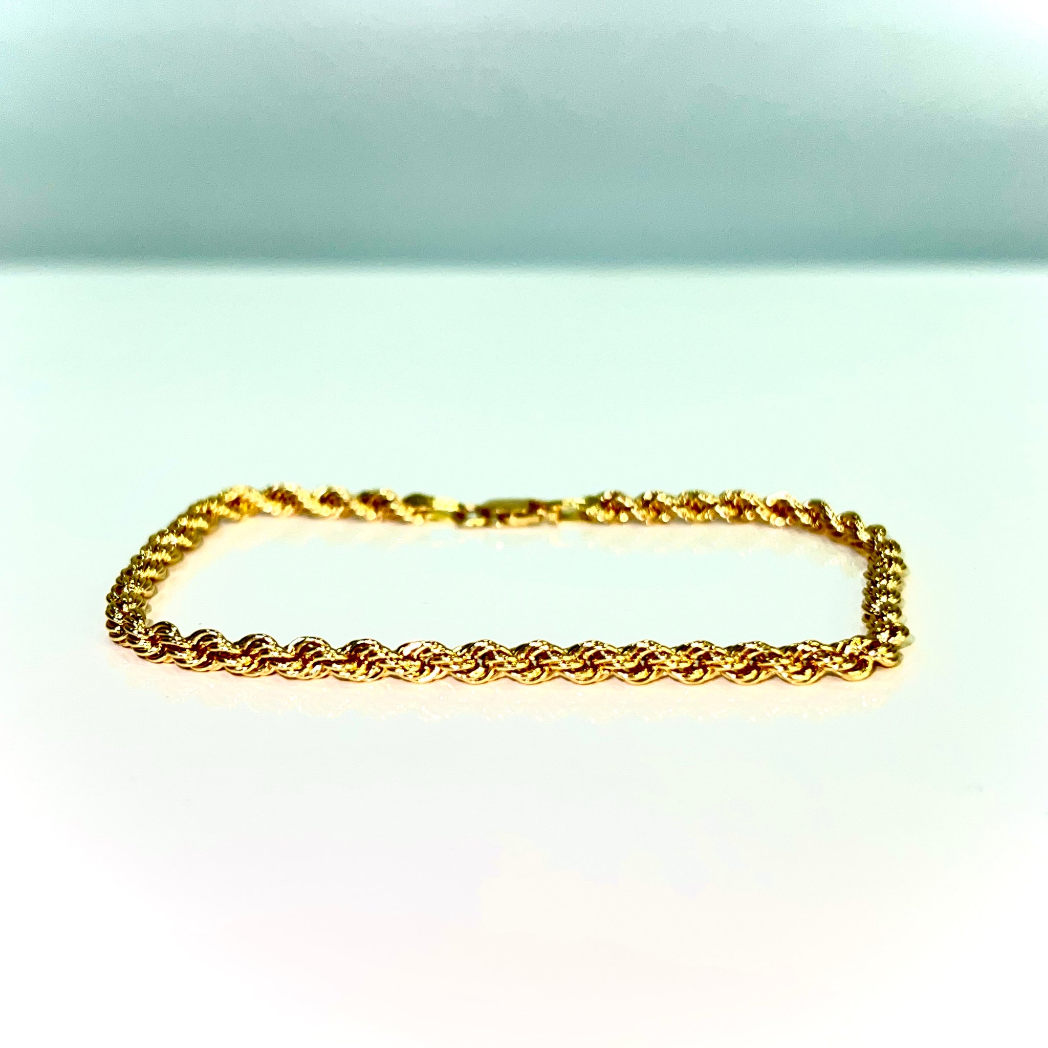 Rope Bracelet - 18 carat gold - 19cm / 3.2mm