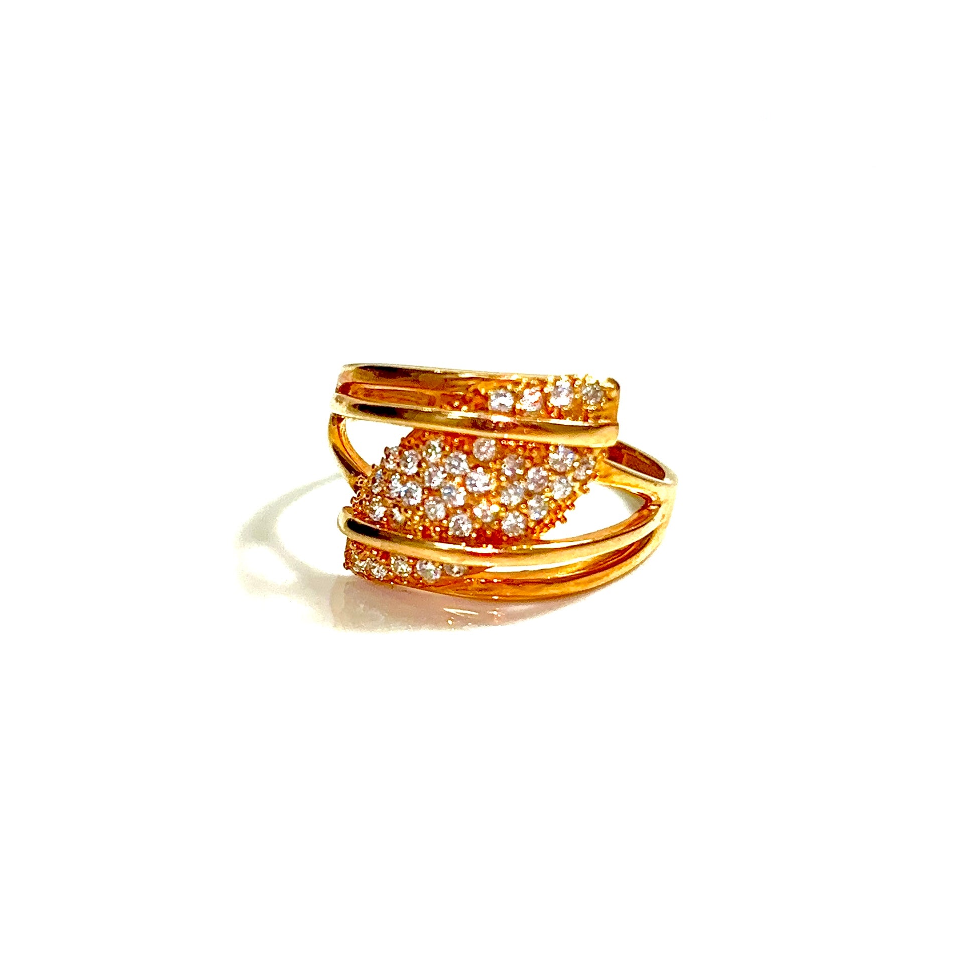 Three-Band Ring - 14 carat gold