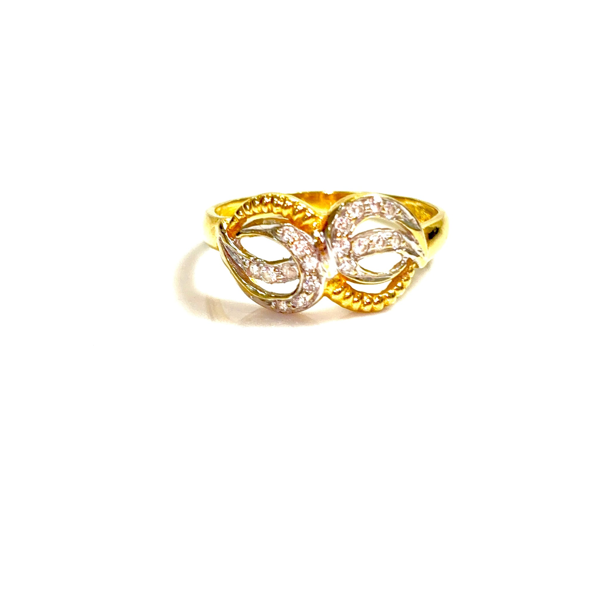 Mask Ring - 14 carat gold