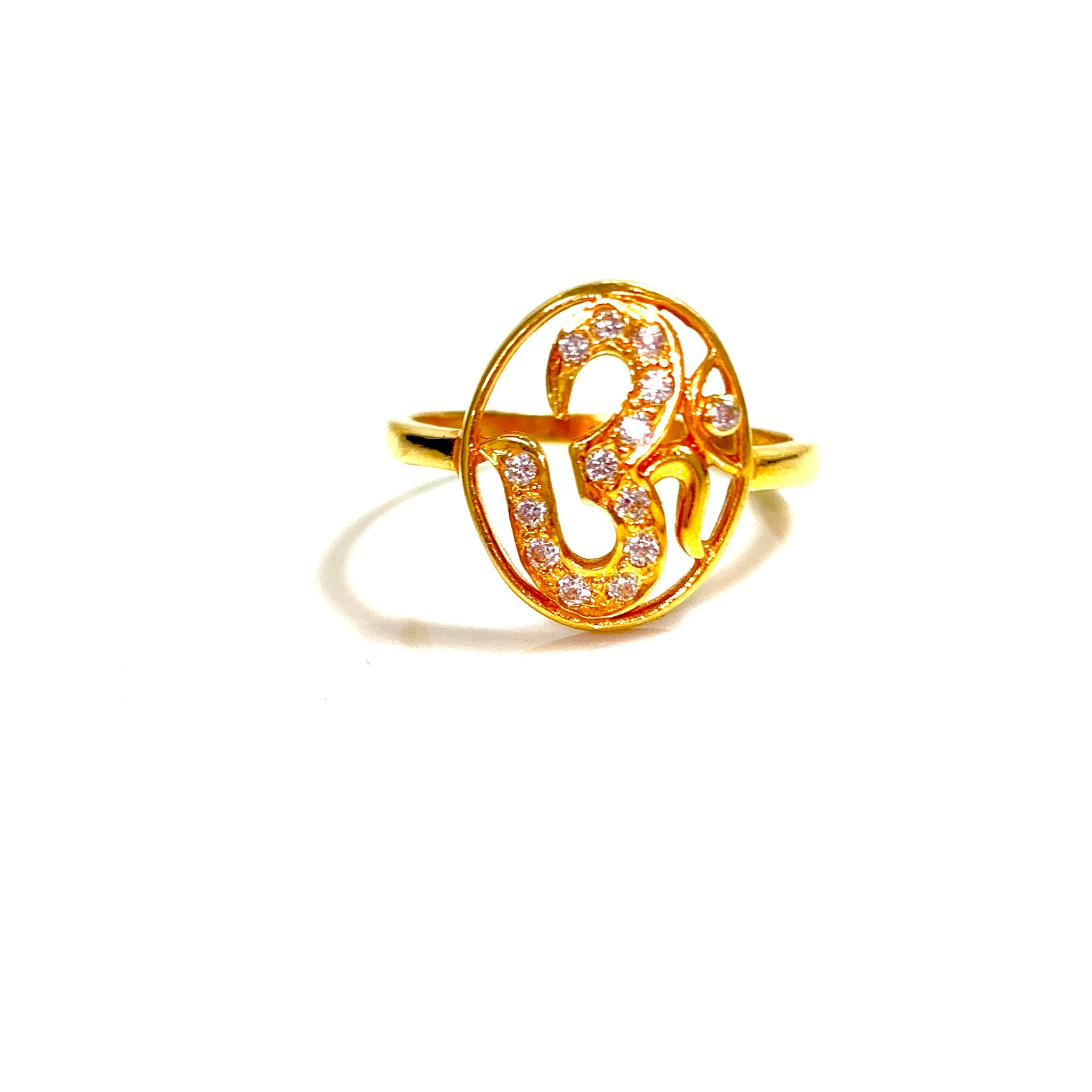 Hindu Om Ring - 14 carat gold