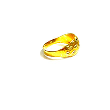 Textured Gold Ring - 14 carat gold