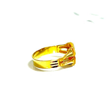 Modern Gold Ring - 14 carat gold