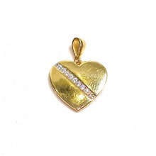 Shining Heart Pendant - 14 carat gold