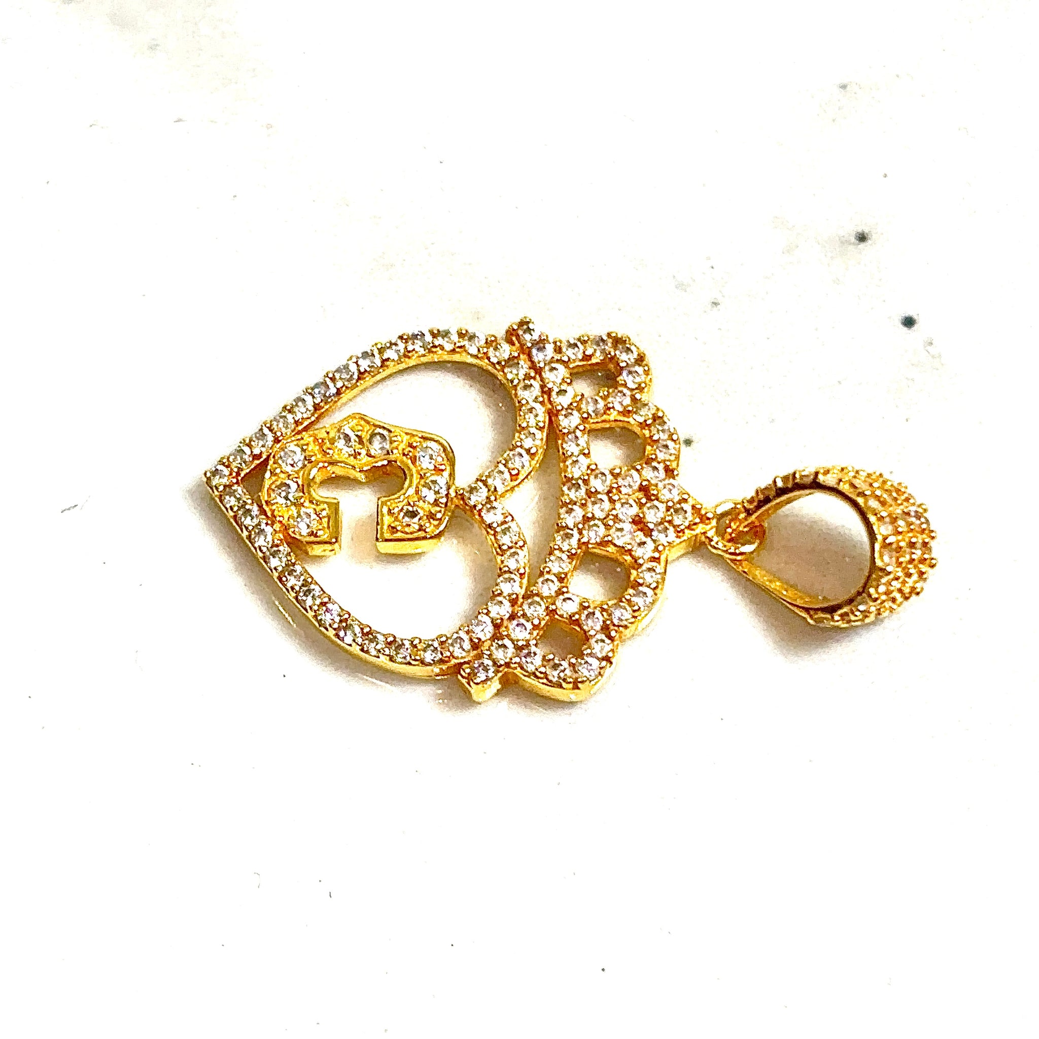 Kings Heart Pendant - 14 carat gold