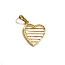 Violin Heart Pendant - 14 carat gold