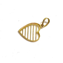 Violin Heart Pendant - 14 carat gold