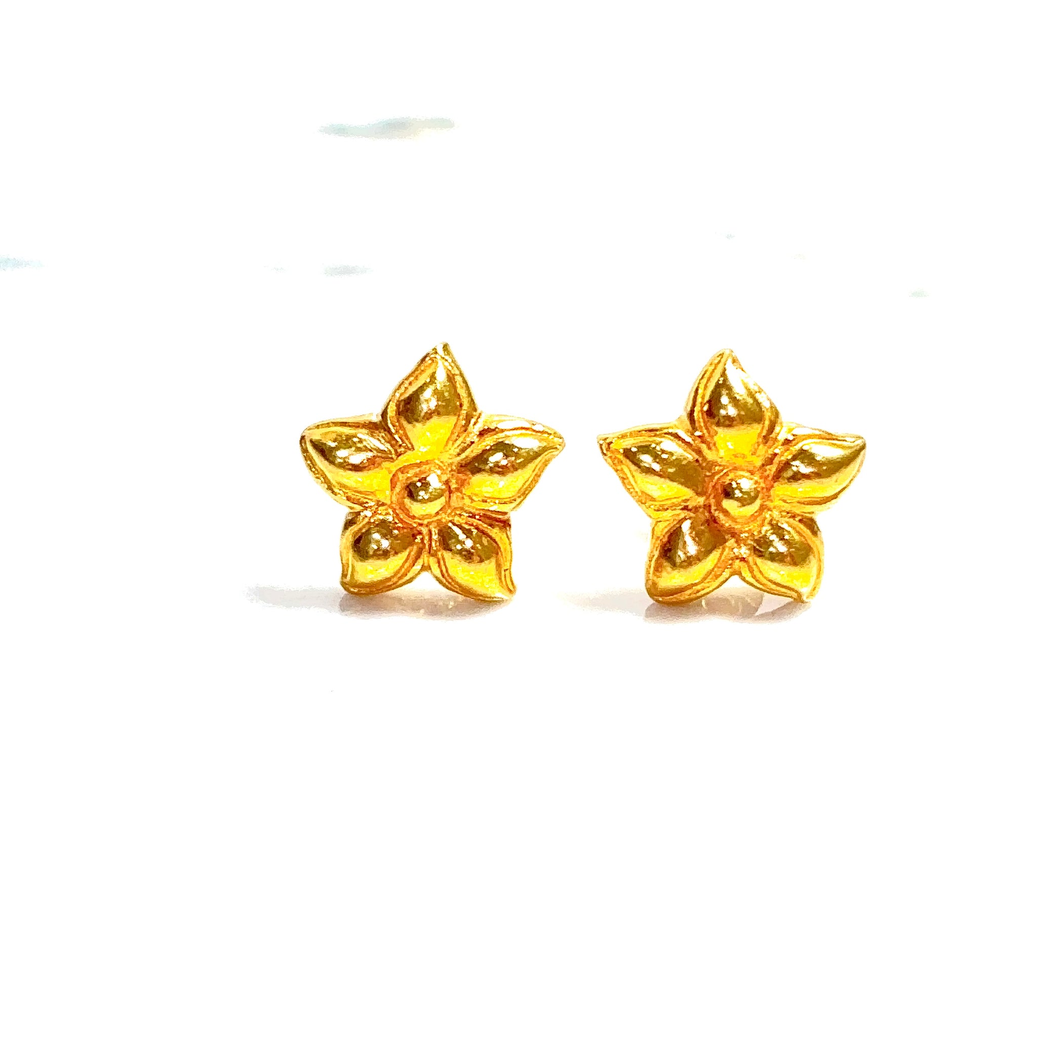 Star Earrings - 22 carat gold