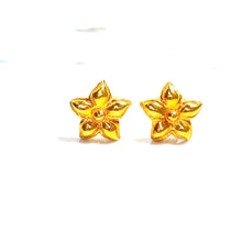 Star Earrings - 22 carat gold