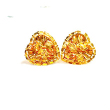 Beauty Heart Earrings - 22 carat gold