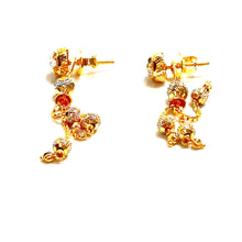Luxe Dangles Earrings - 22 carat gold
