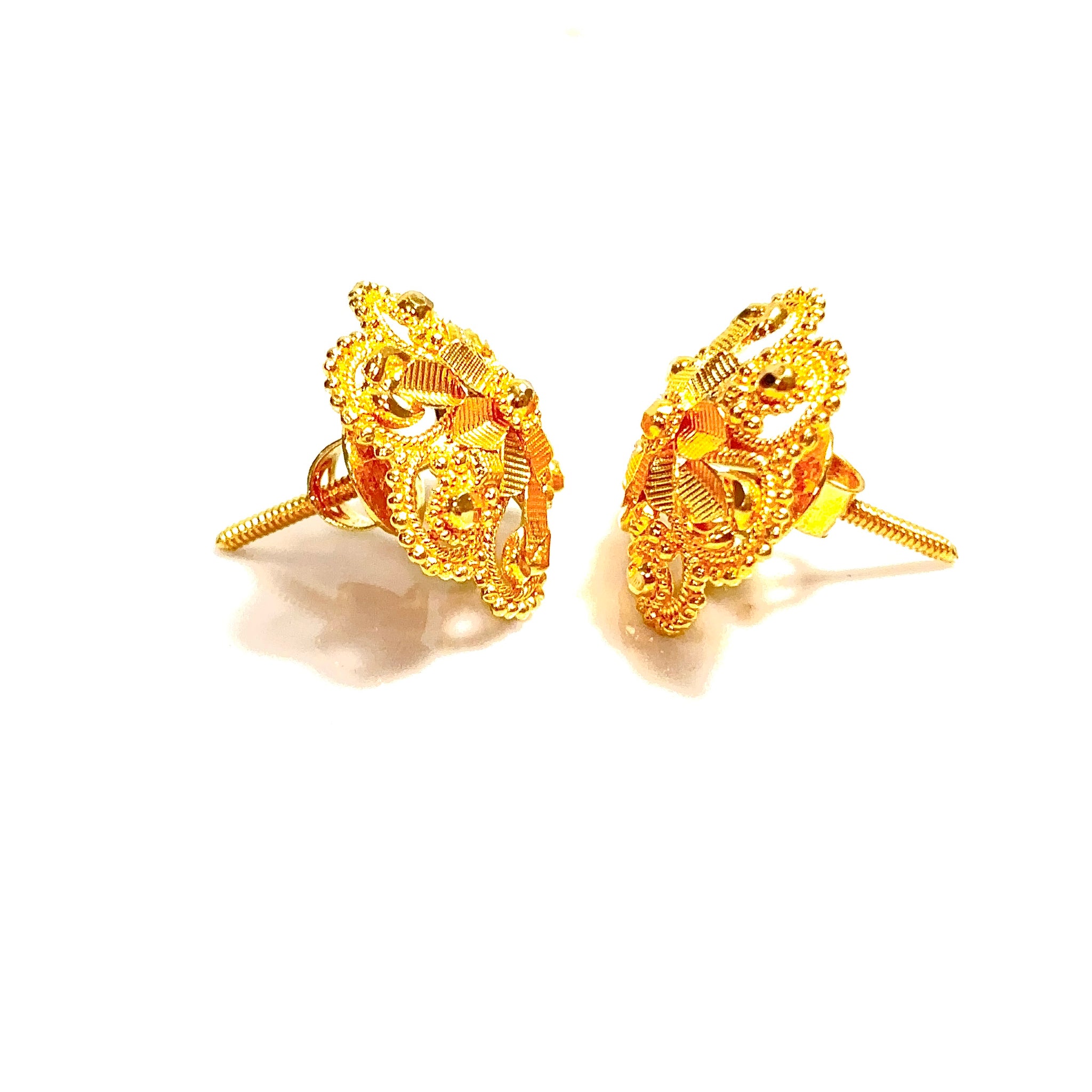 Bloom Earrings - 22 carat gold
