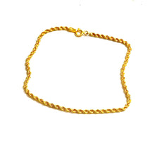 Rope Bracelet - 20cm/2,1mm - 14 carat gold