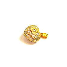 Shining Heart Pendant - 22 carat gold