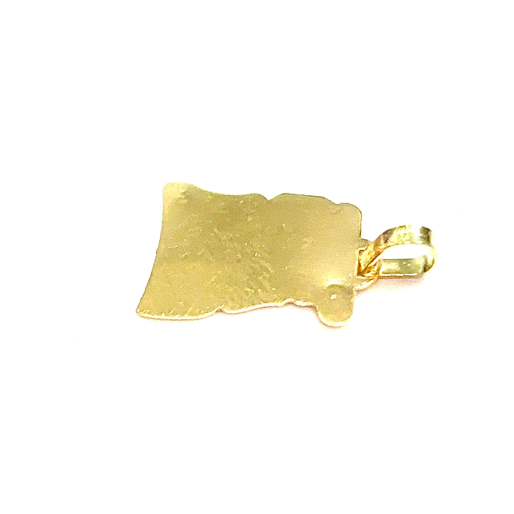 Sculpted Gold Pendant - 14 carat gold