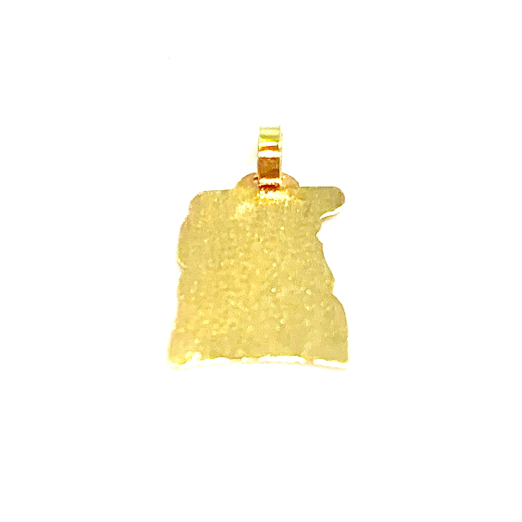 Sculpted Gold Pendant - 14 carat gold