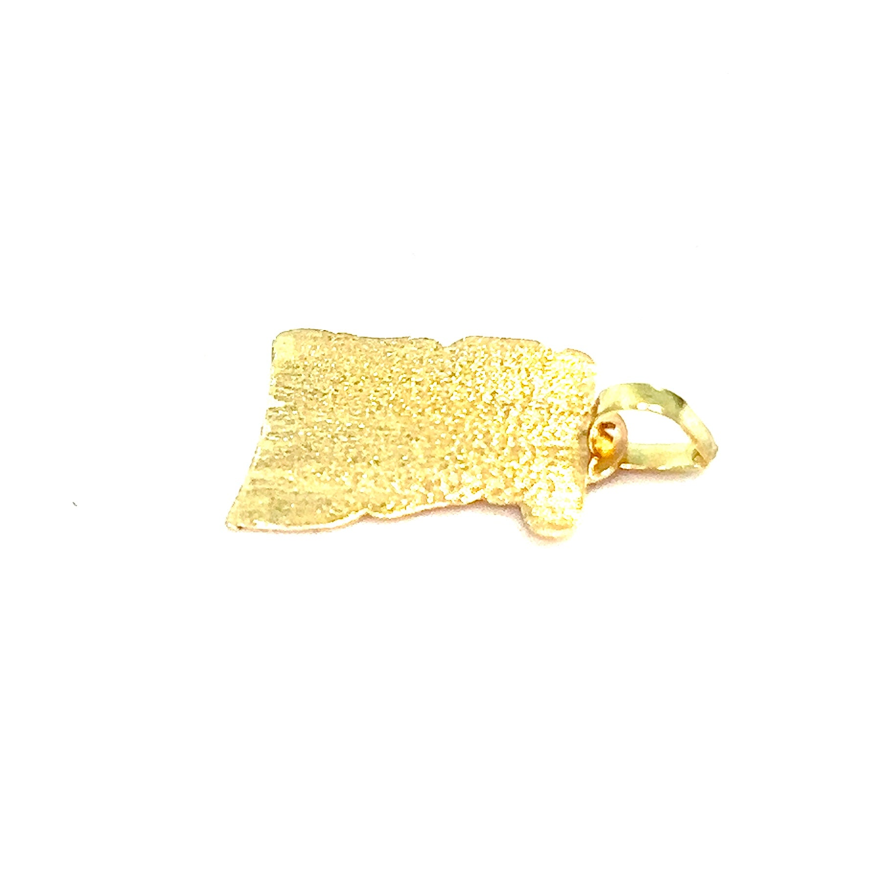 Sculpted Gold Pendant - 14 carat gold