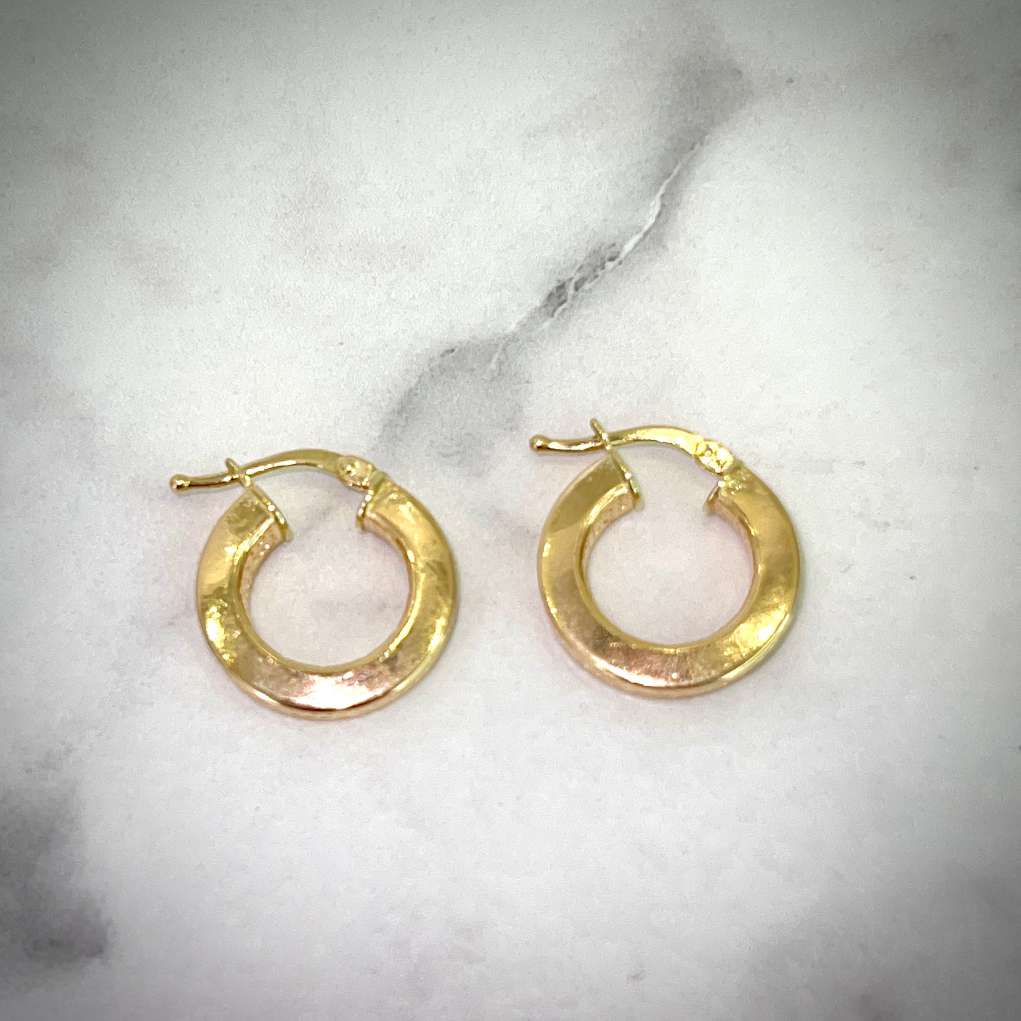 Medusa Link Hoops Earrings Small - 18 carat gold