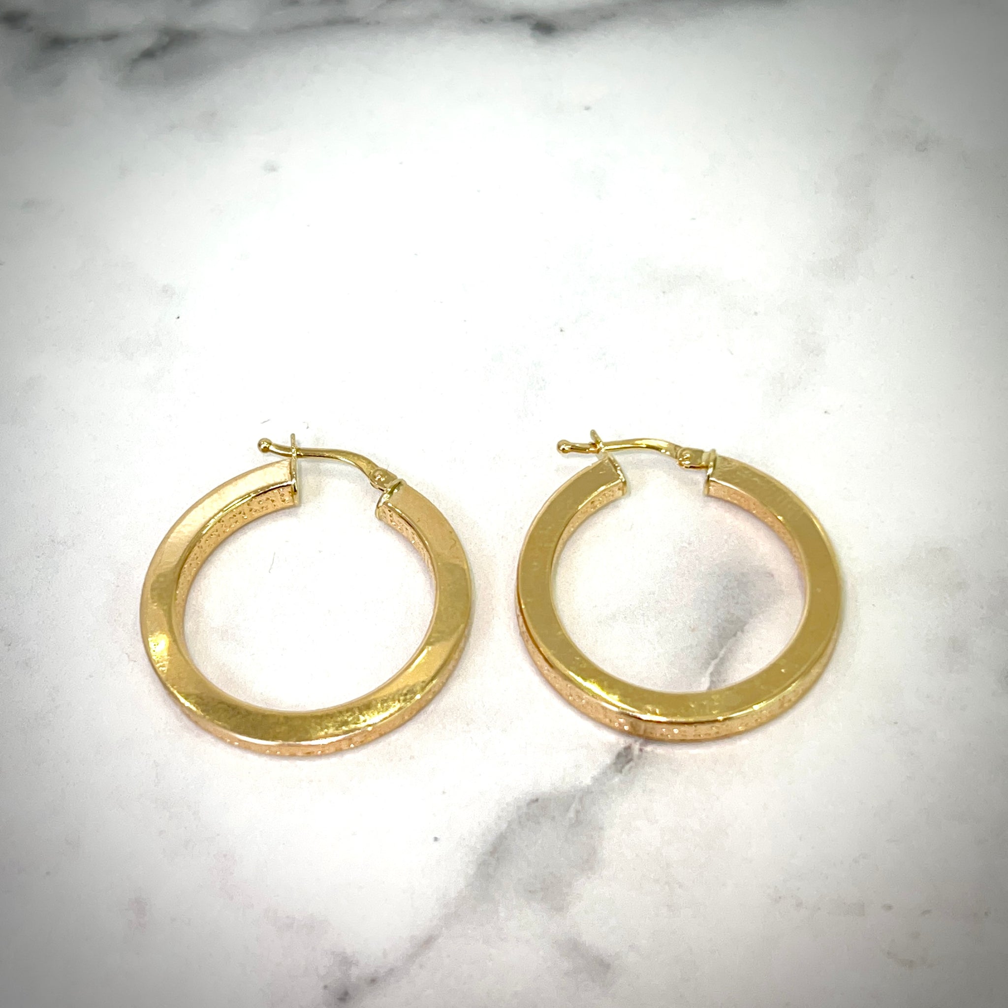 Medusa Link Hoops Earrings Big - 18 carat gold