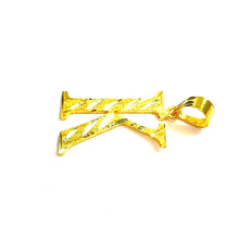 K Pendant - 14 carat gold