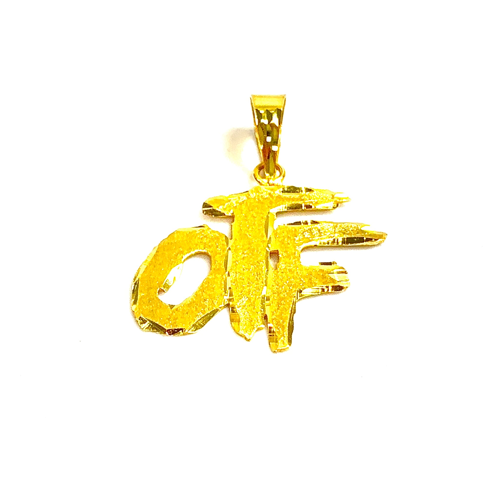 OTF Pendant - 14 carat gold