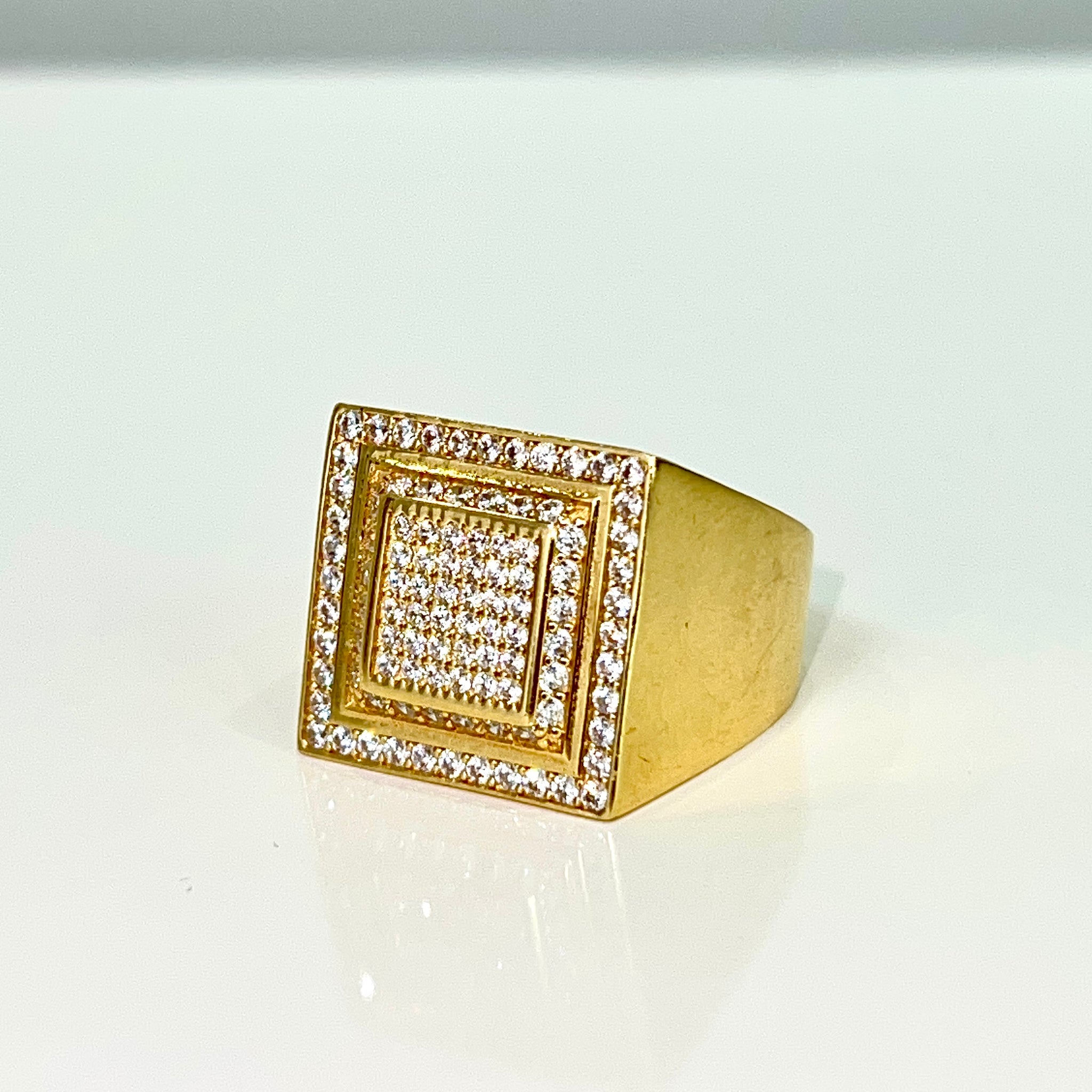 Champions Ring "Iced Out" - 18 carat gold