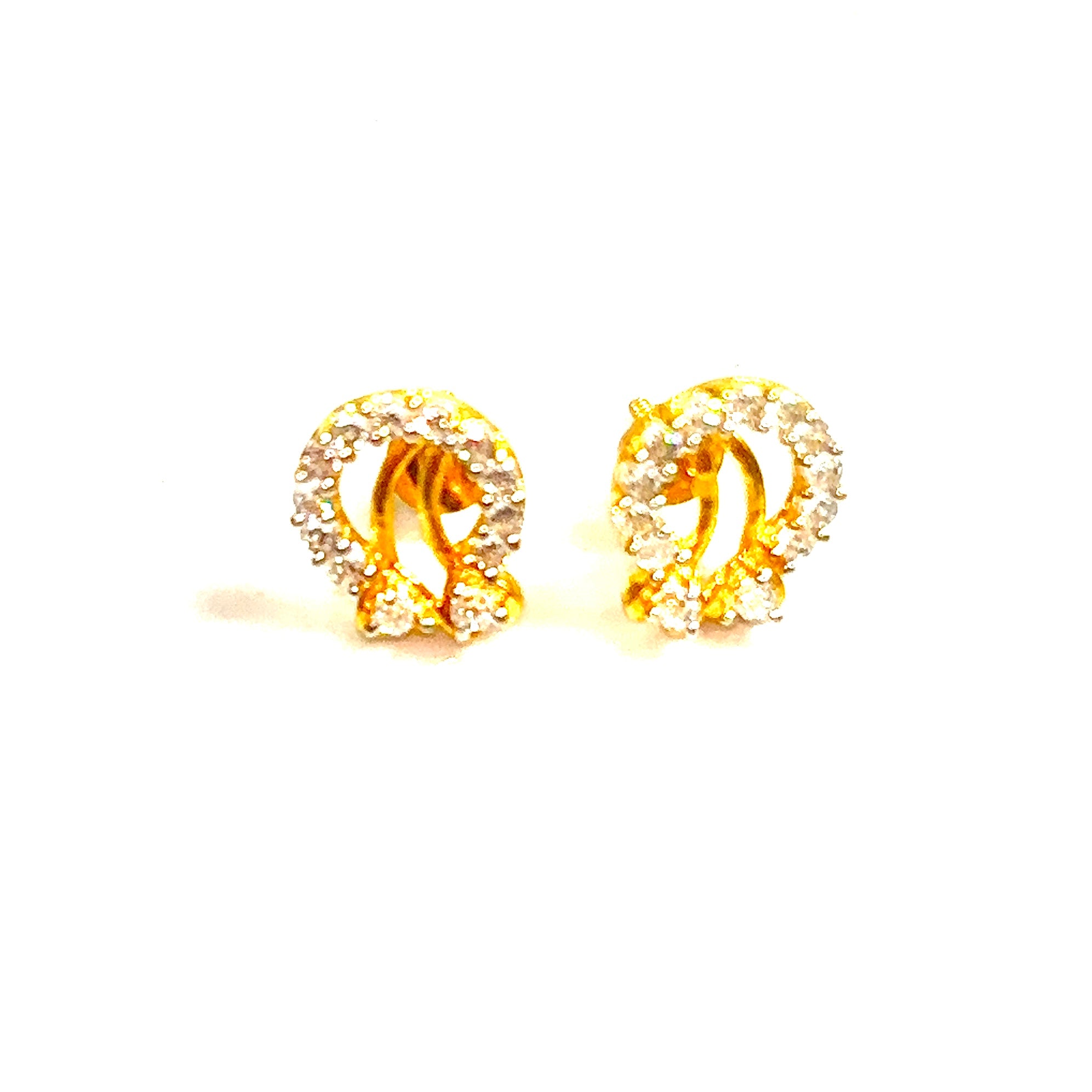 Hearts Earrings - 18 carat gold