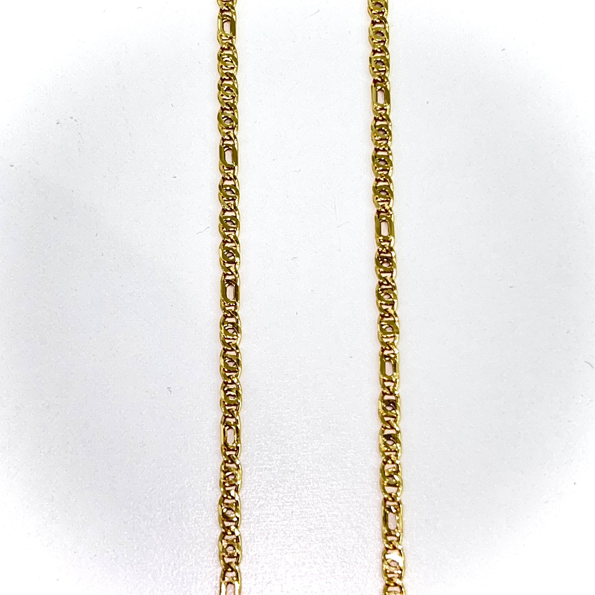 Figaro Chain 60cm / 3.8mm - 18 carat gold