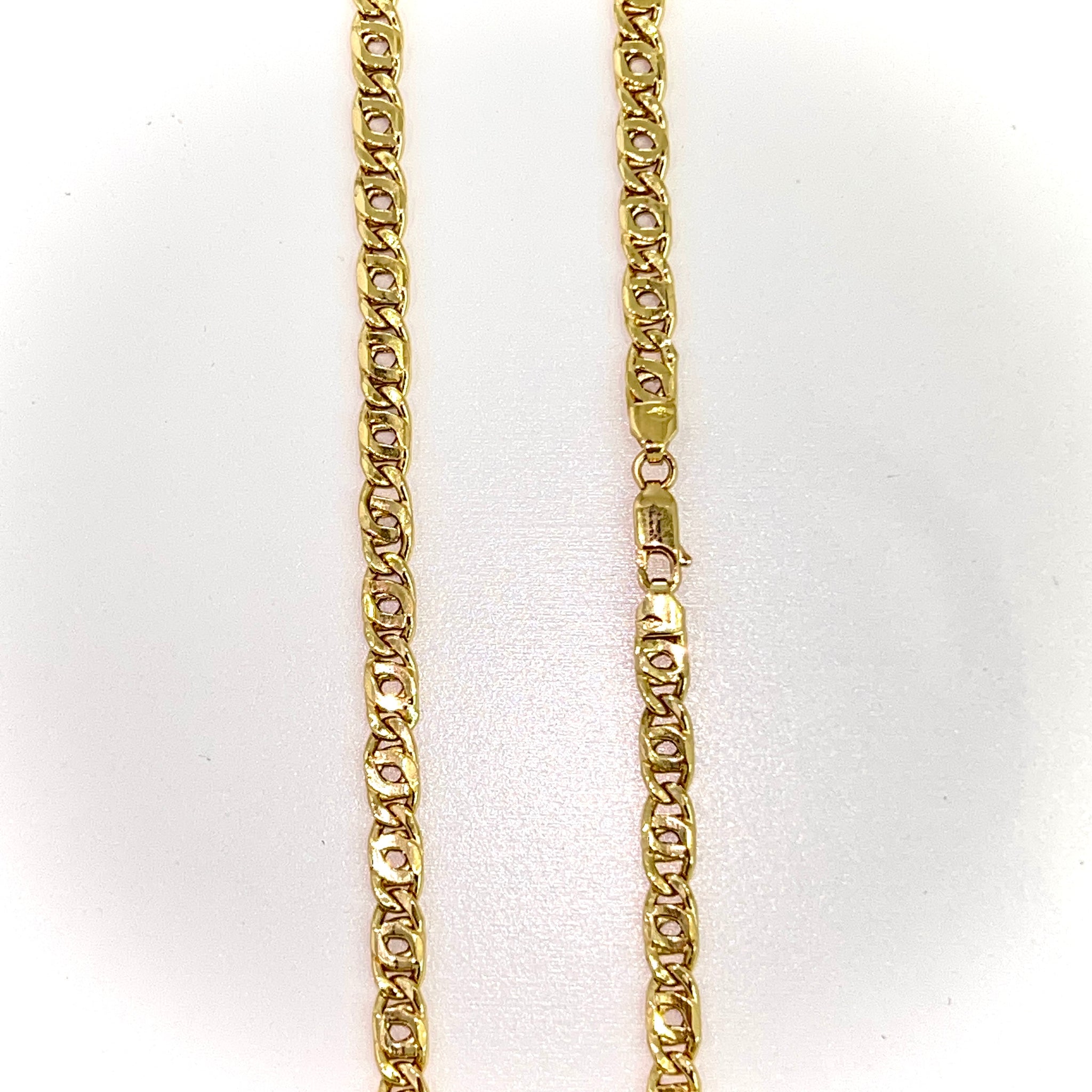 Figaro Chain 60cm / 5.3mm - 18 carat gold